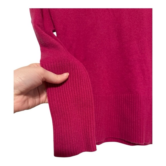 Fenn Wright Manson 100% 2 Ply Cashmere Pink Sweater Size Medium - Picture 2 of 5